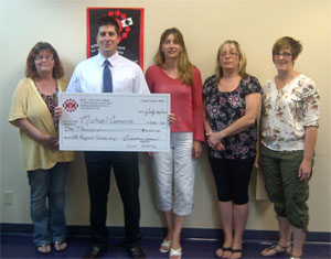 Michael Commito with the Local Executive of Local 00042 Sudbury