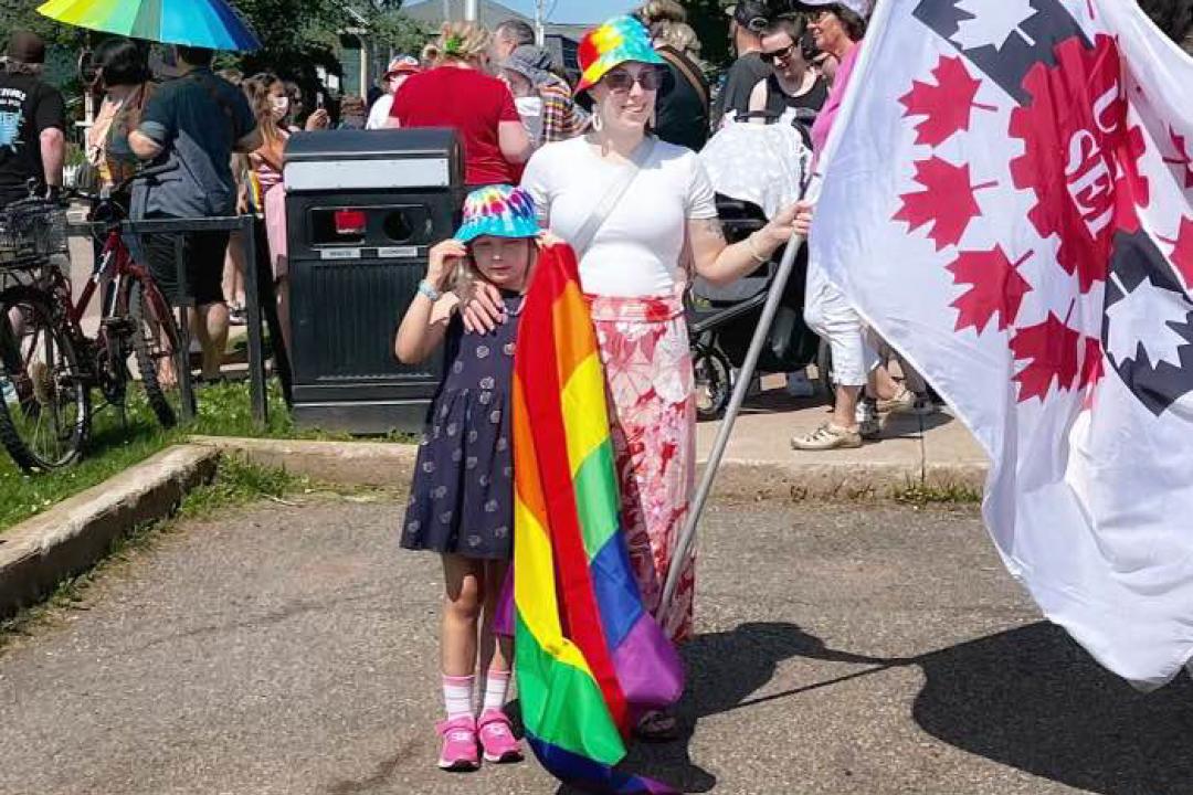 Meika Noonan et sa fille