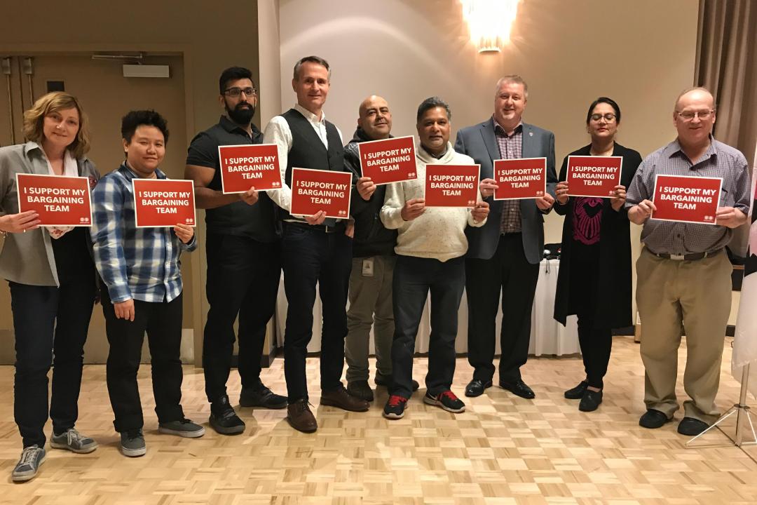 L'Exécutif de la section locale