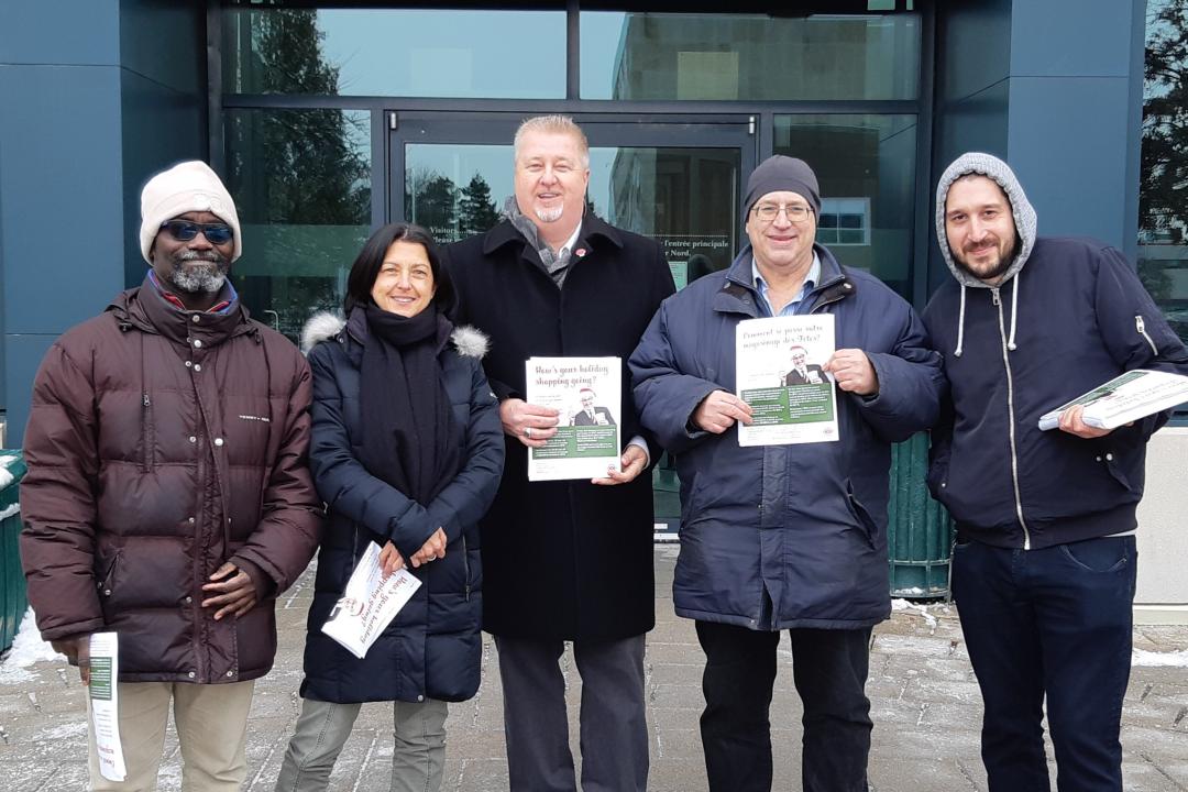 Le président national Marc Brière était présent.