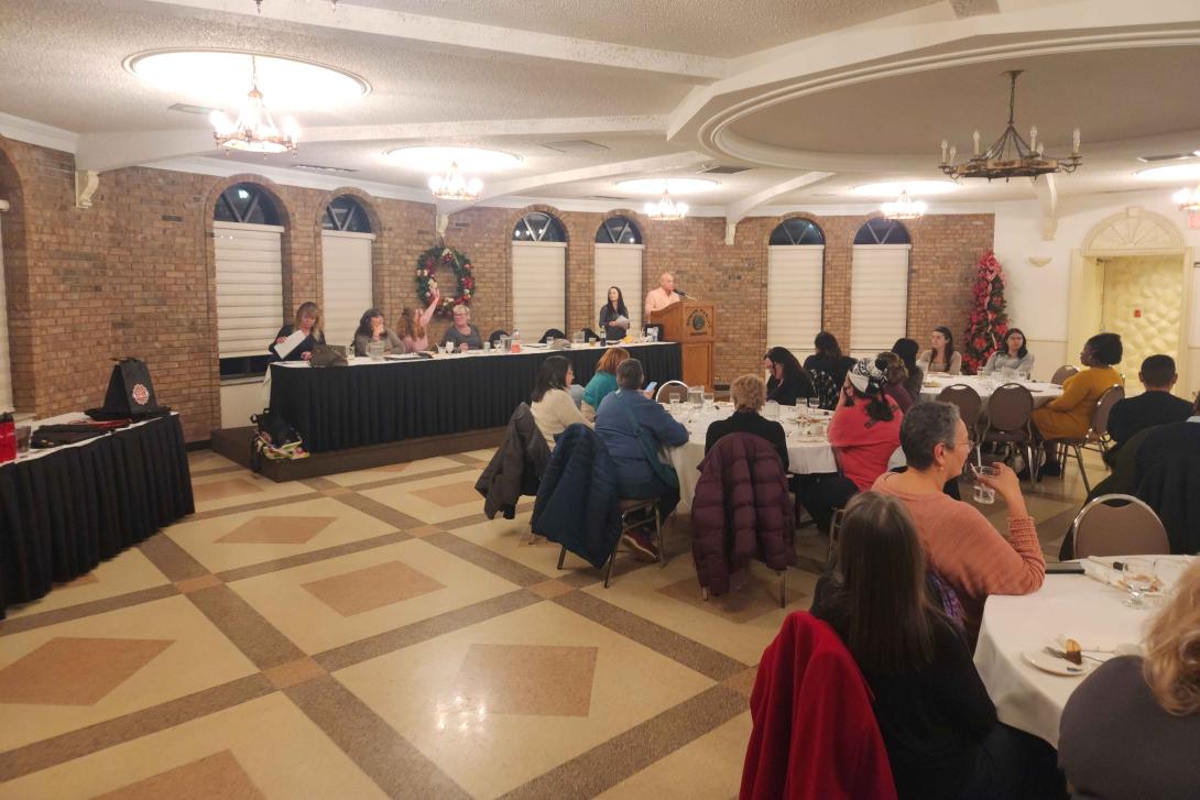 head table and participants Windsor AGM